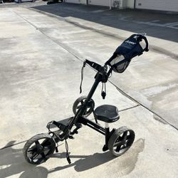 Clicgear 3.5+ Golf Push Cart Includes Seat!! 