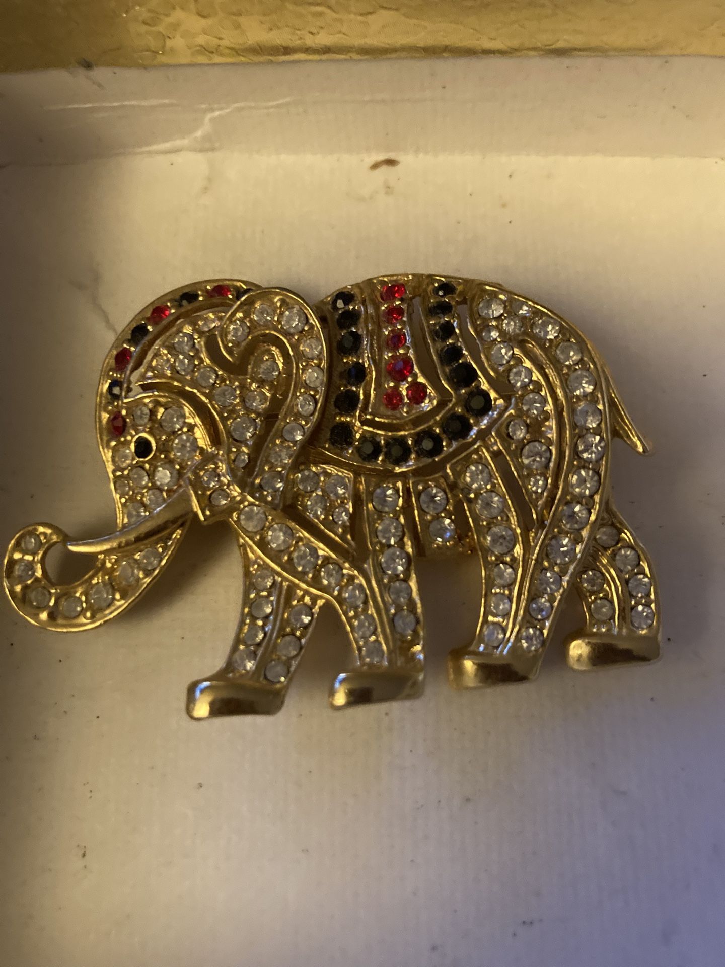 Vintage Elephant Brooch