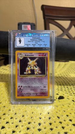 Alakazam base set unlimited 1999