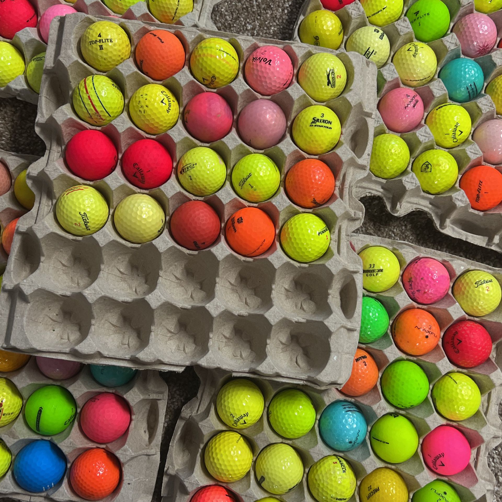 140 Color Golf Balls 