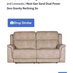 Practically New Sofa. Electric Control