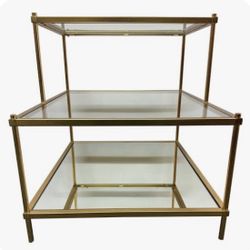 Terrace Side/End Table From West Elm - $350 New  - Excellent Condition 