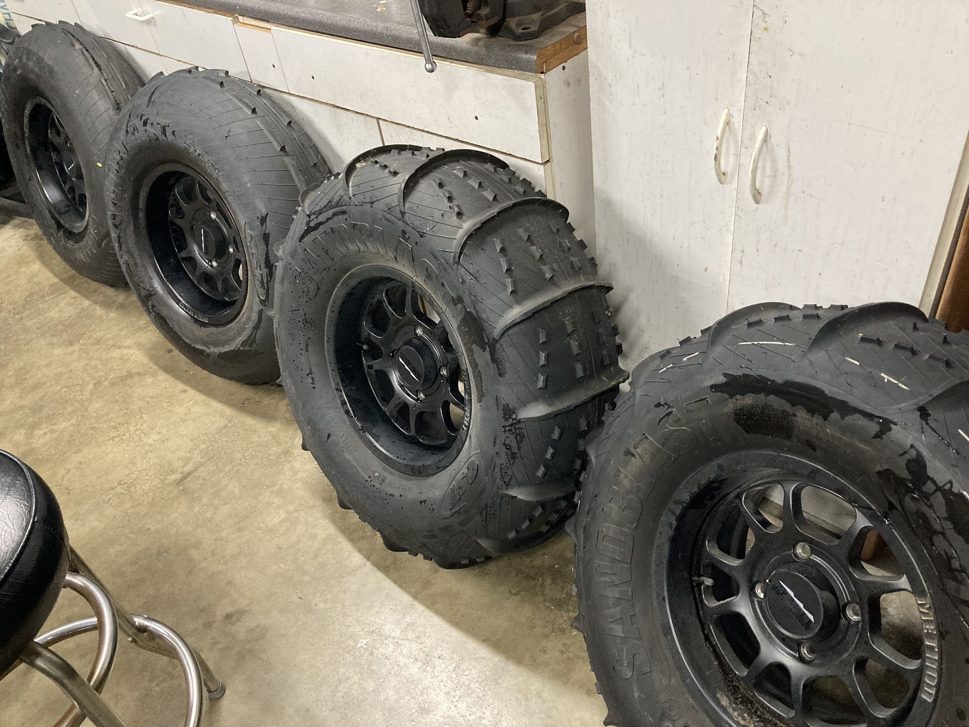 Can Am X3 Wheels And Paddle Tires