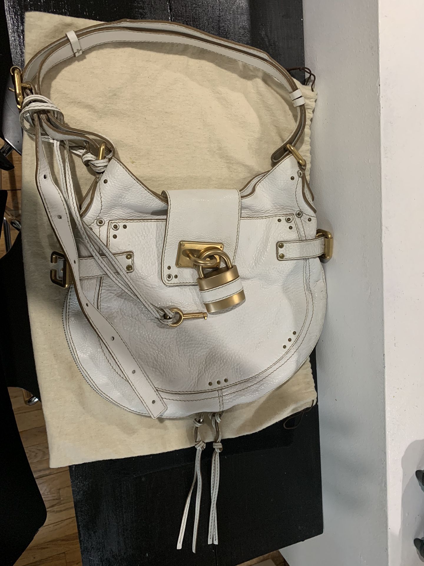 Authentic Chloe Paddington Padlock Handbag