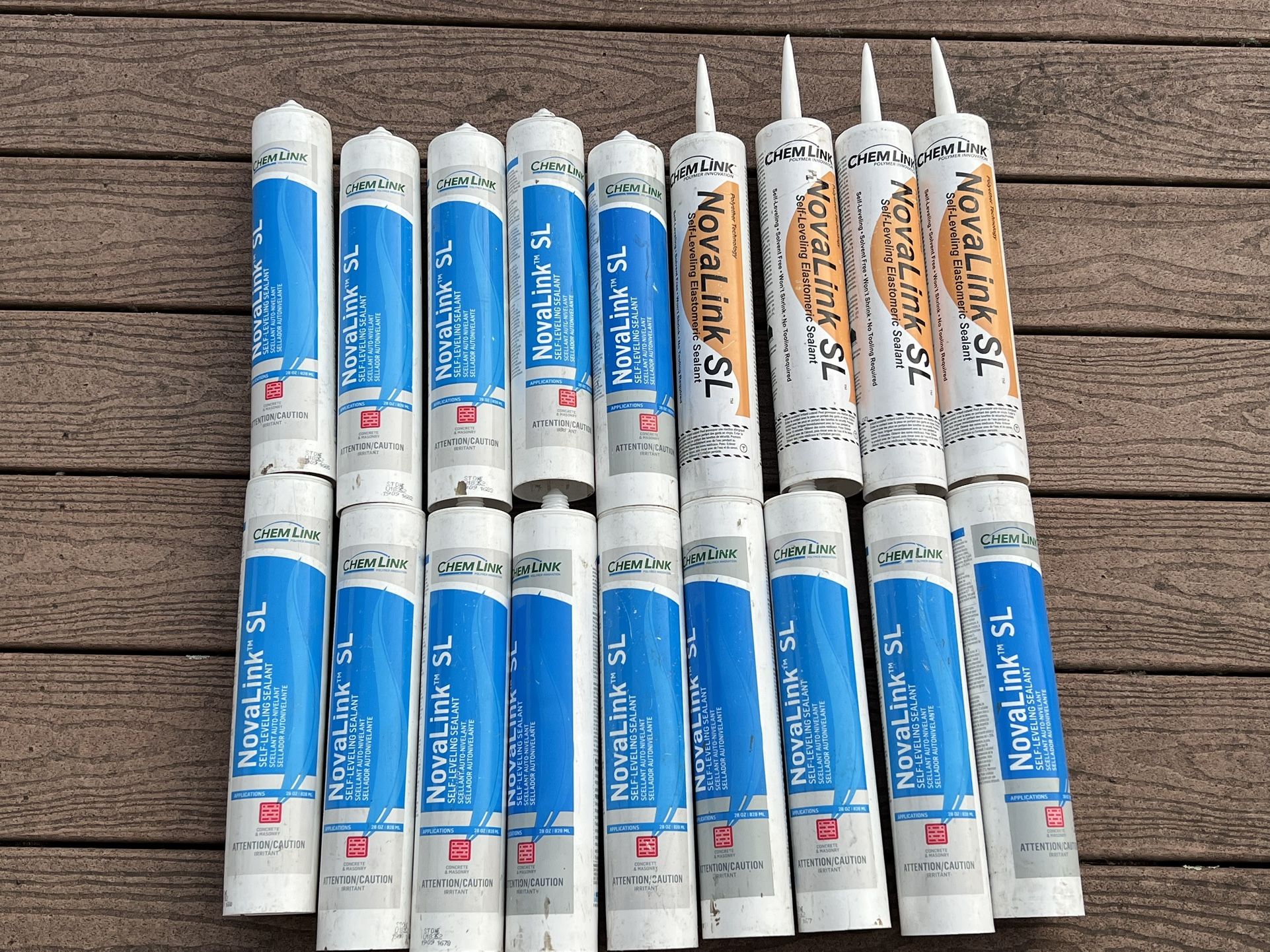 18 Tubes NovaLink SL Concrete Masonry Self Leveling Sealant Brick Block