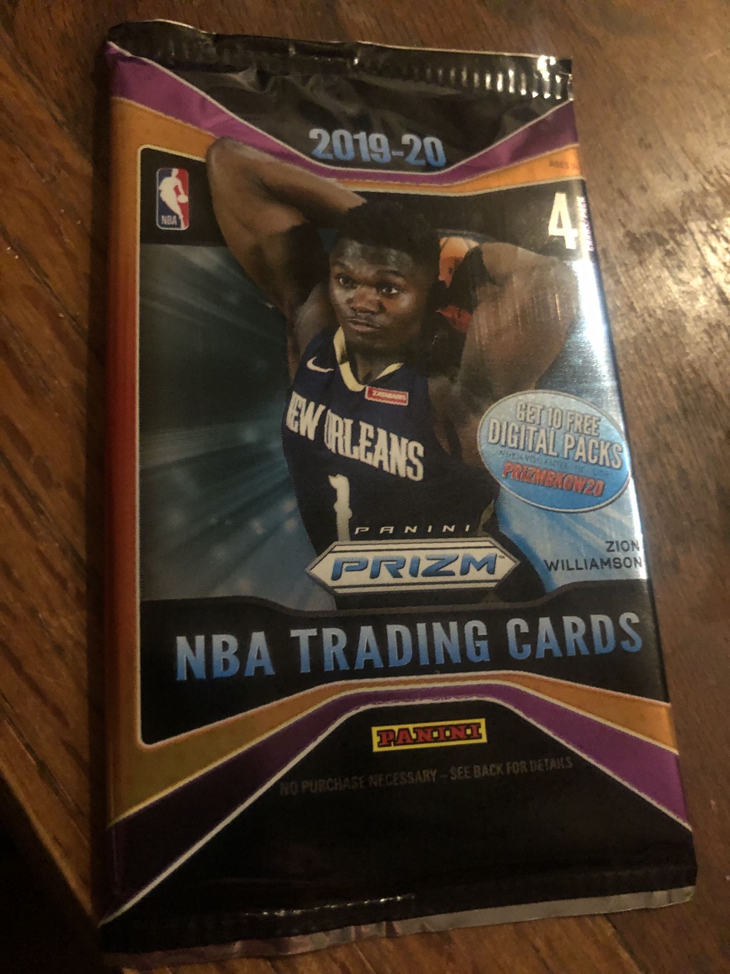 Panini 19-20 Zion nba basketball cards sealed
