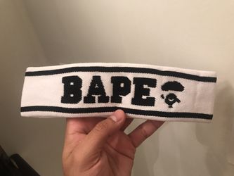 New White Bathing Ape 🦍 Bape Head Band