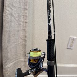 Lamiglas X11 Graphite Spinning Rod & Reel Combo – Carbon Fiber Rod, Pre-Spooled Line