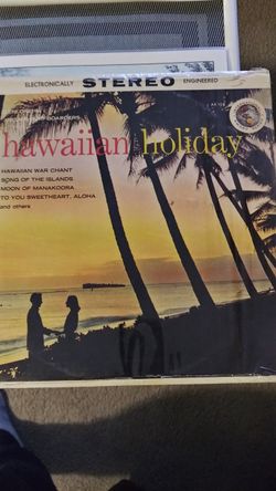 Hawaiian Holiday Stereo Album Old Record