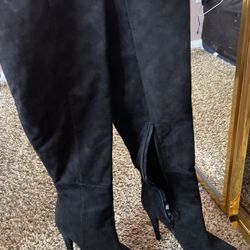 Thigh High Black Boots