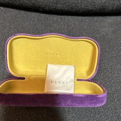 Purple Gucci Glasses Case