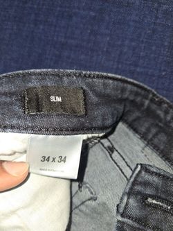 Express Slim Fit Jeans - Men’s 34x34 - Navy Blue - Like New