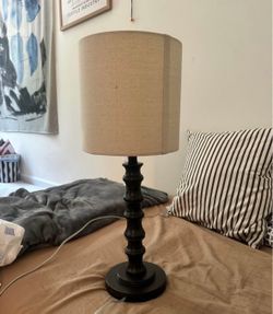 Modern Table Lamp with Linen Shade