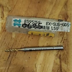 OSG Screw Machine Drill Bit: 1/16 in Drill Bit