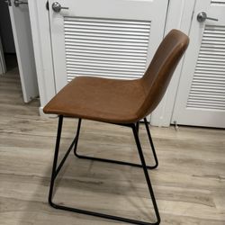 West Elm Mid-Century Leather Dining Chair