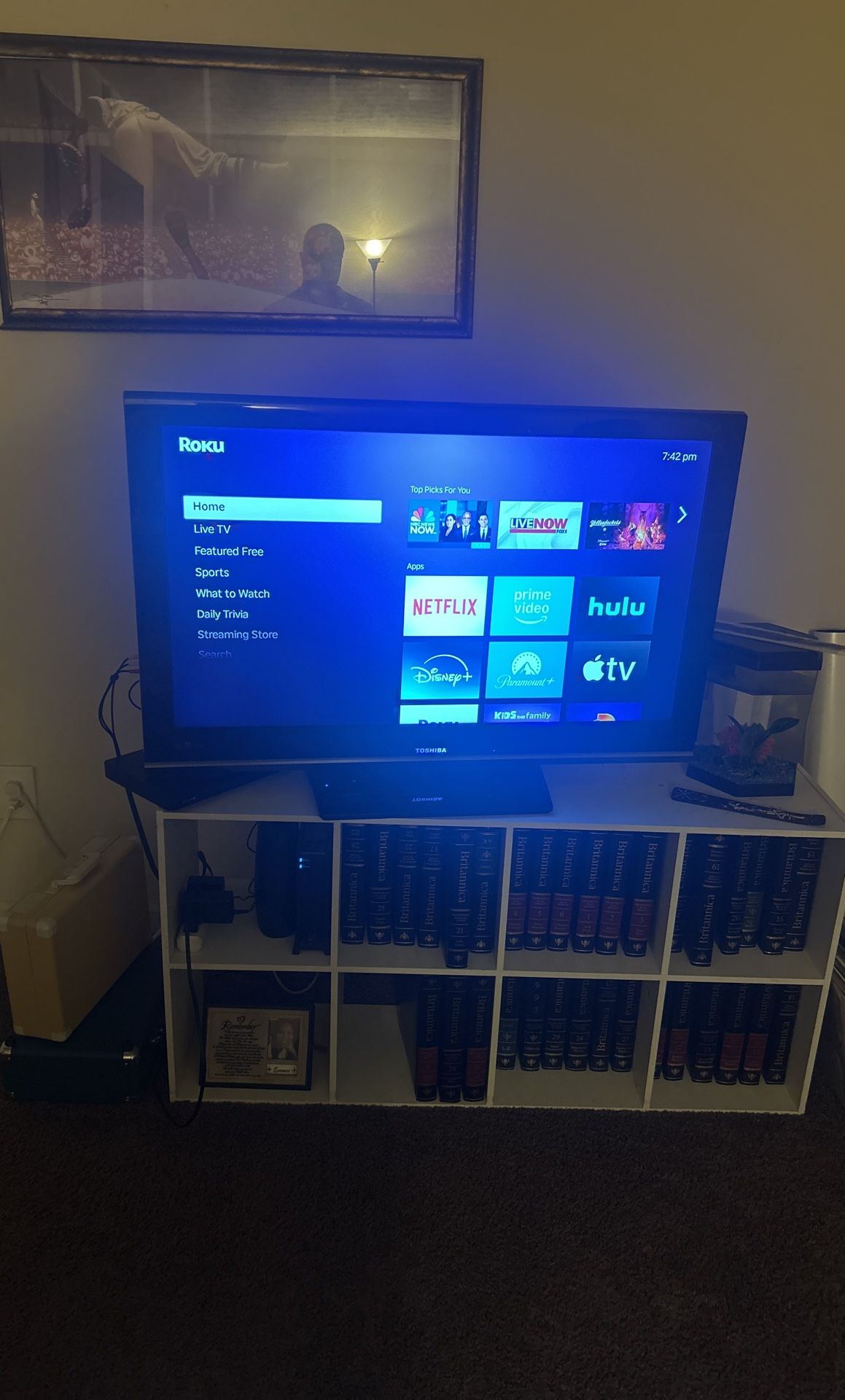 2 Flat Screen TVs