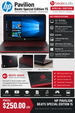 HP Pavilion Beats Special Edition 15 Laptop
