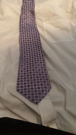 Purple Patterned Dress Tie 5