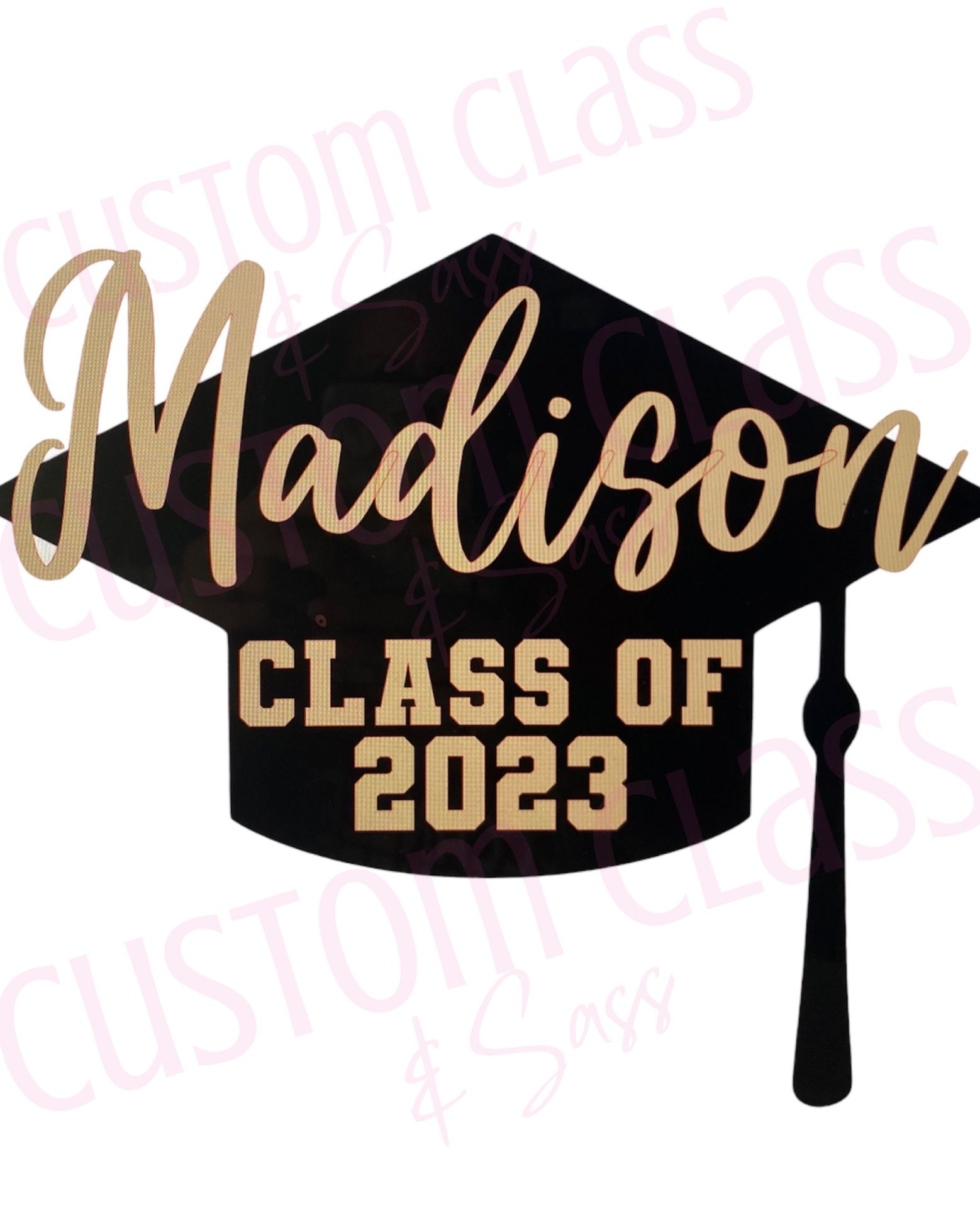 Custom Personalized Graduation Cake Topper