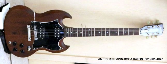 GIBSON SG 6-Strings Electric Wide Neck Guitar Hard Case Made in USA 2009 43mm