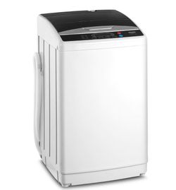 ROVSUN 17.8LBS Portable Washing Machine, Full-Automatic Electric Laundry Machine with Stainless Steel Drum, Compact Washer and Spin Dryer Combo with D