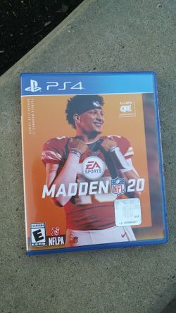 Ps4 madden 20