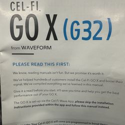 Cel-Fi Go X G32 100dB Cell Booster