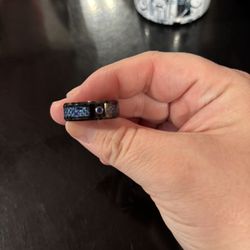 Blue And Black Ring 