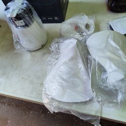 Ocioc Qrmok 22" Ceiling Fan With Led Light And Remote In White