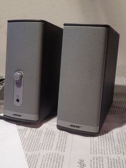 Bose Companion 2 Series II Multimedia Speaker System units in gray