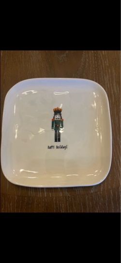 Rae Dunn Nutcracker Plate