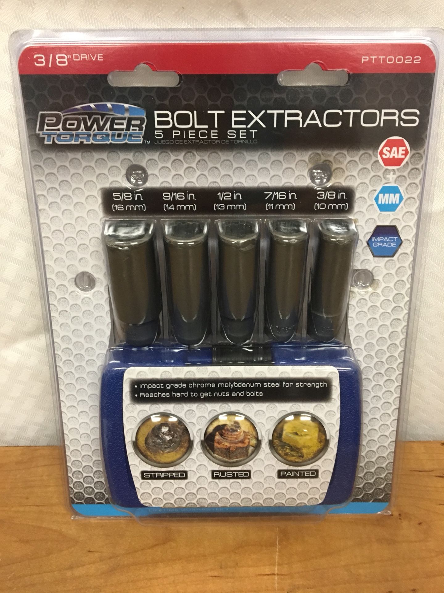 Power Torque- PTt0022 - 5 pc. Bolt Extractor