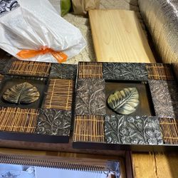 Wall Deco, Two Pieces.