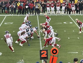 49ers Vs Bears Row 17, 23 Yard Line