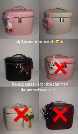 makeup cases with charms