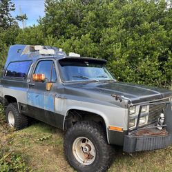 1981 Chevy K5 Blazer Custom Camper
