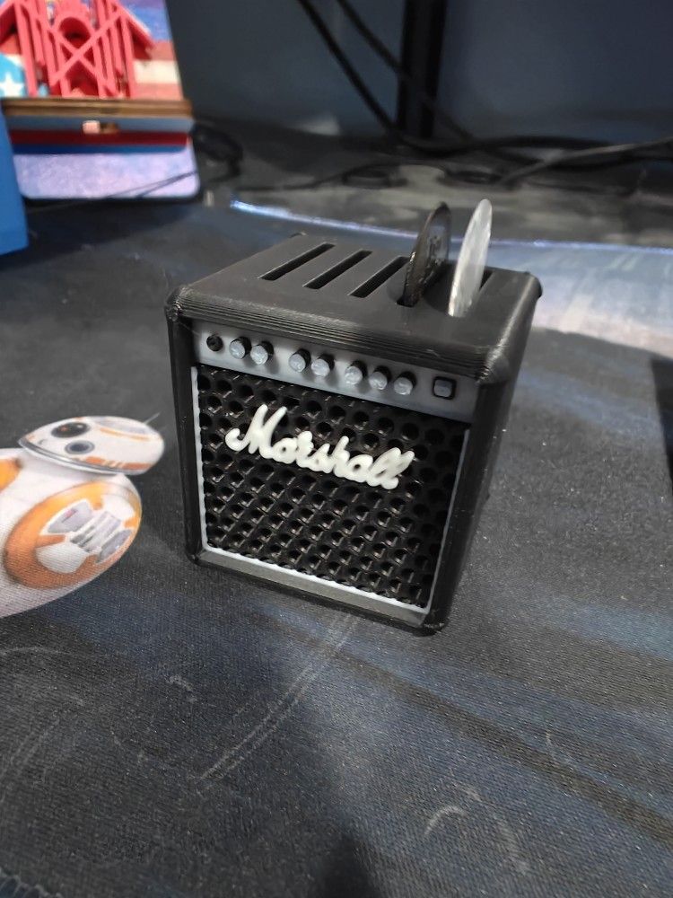 Marshall 3D Printed Guitar Pick Holder