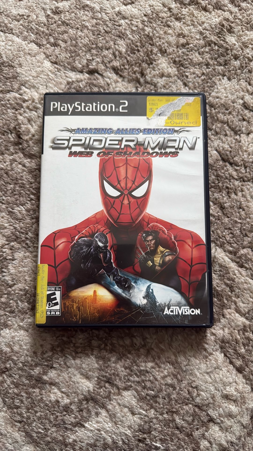 Spiderman Web Of Shadows For Playstation 2