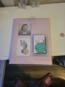 My Baby Book Photo Frame with Inkpad