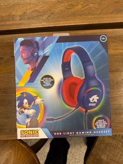 Sonic the Hedgehog RGB Light Gaming Headset