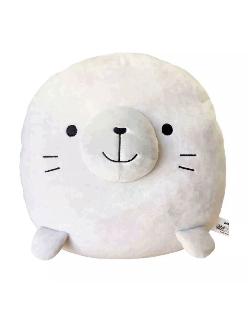 SAMEZU Mochi Squishy 13” Plush Stuffed Animal Seal