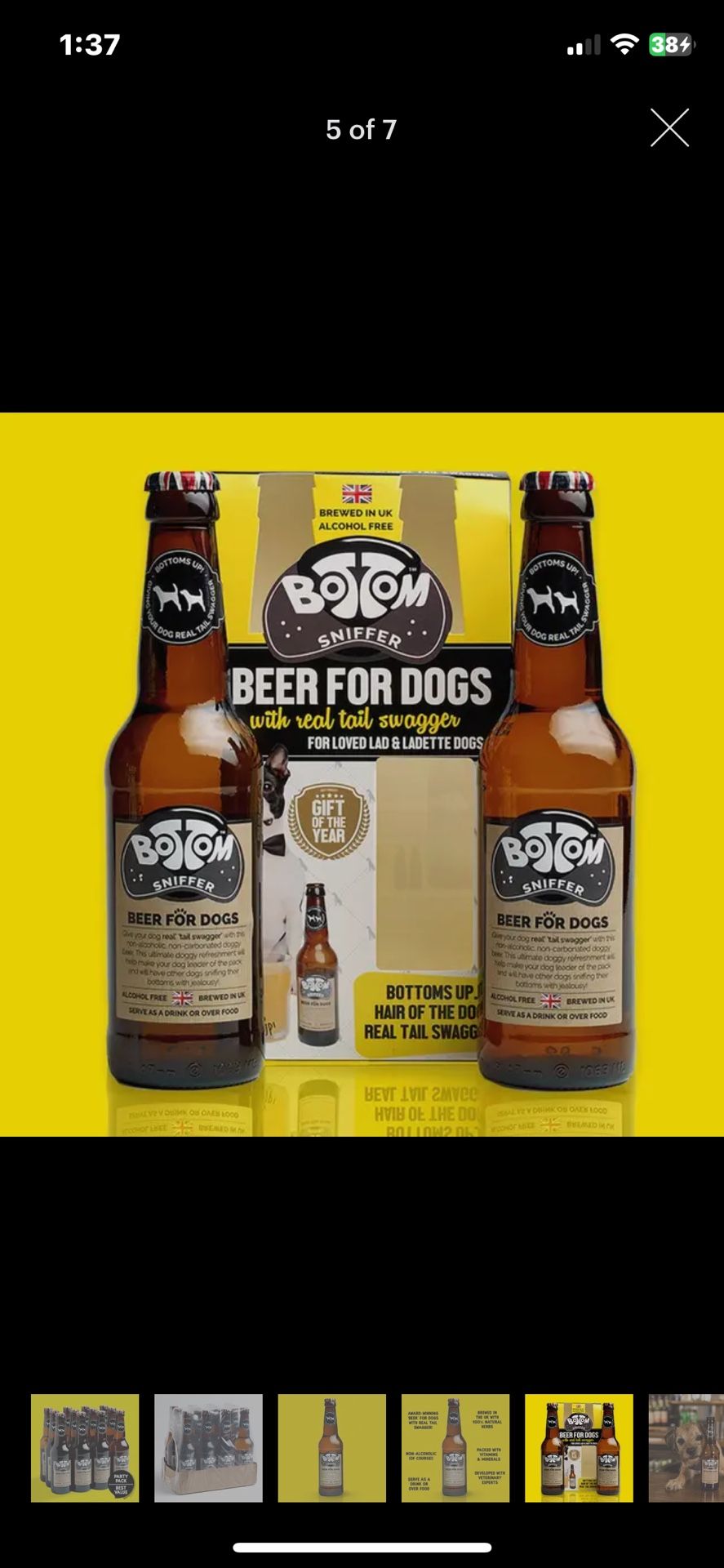 Non-alcoholic Beer For Dogs.