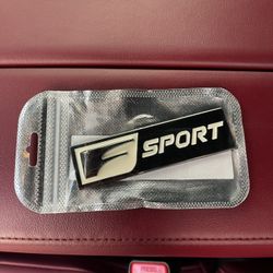 F Sport Badge