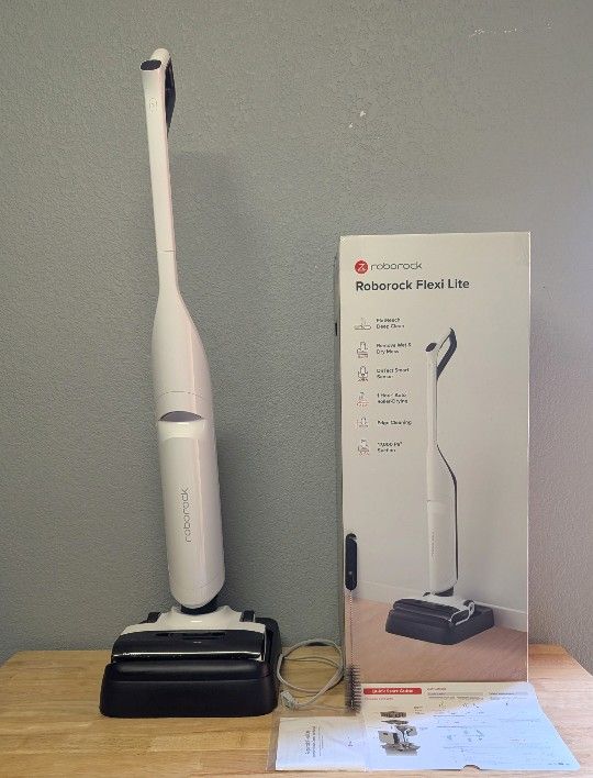 Like New Roborock 2-in-1 Wet Dry Mop Vacuum Self Cleaning