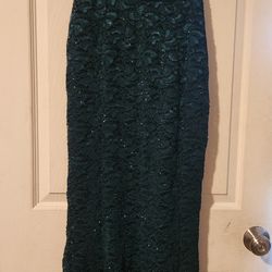 Emerald Green Mermaid Style Dress