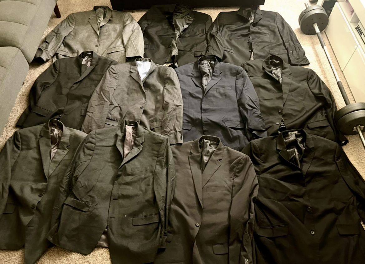 Great Deal !! XL Men Suits Men Tux Business Clothes / Pants /suits