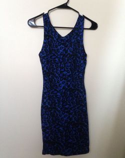 Blue dress small