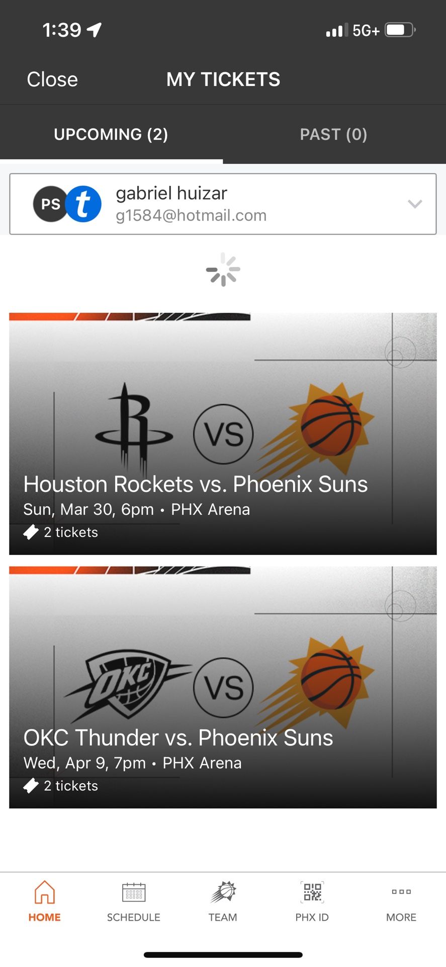 Suns Thunder