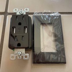 USB Outlet Wall Charger, Dual High Speed 4.0 Amp USB Ports with Smart Chip