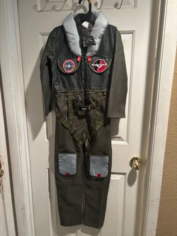 Fighter pilot kids unisex jumpsuit Halloween small new
